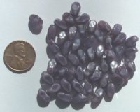 50 9mm Twisted Givre Amethyst Ovals